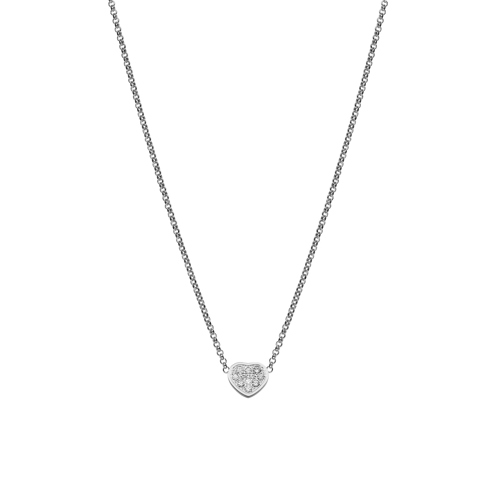 Chopard Happy Hearts White Gold Diamond Pendant
