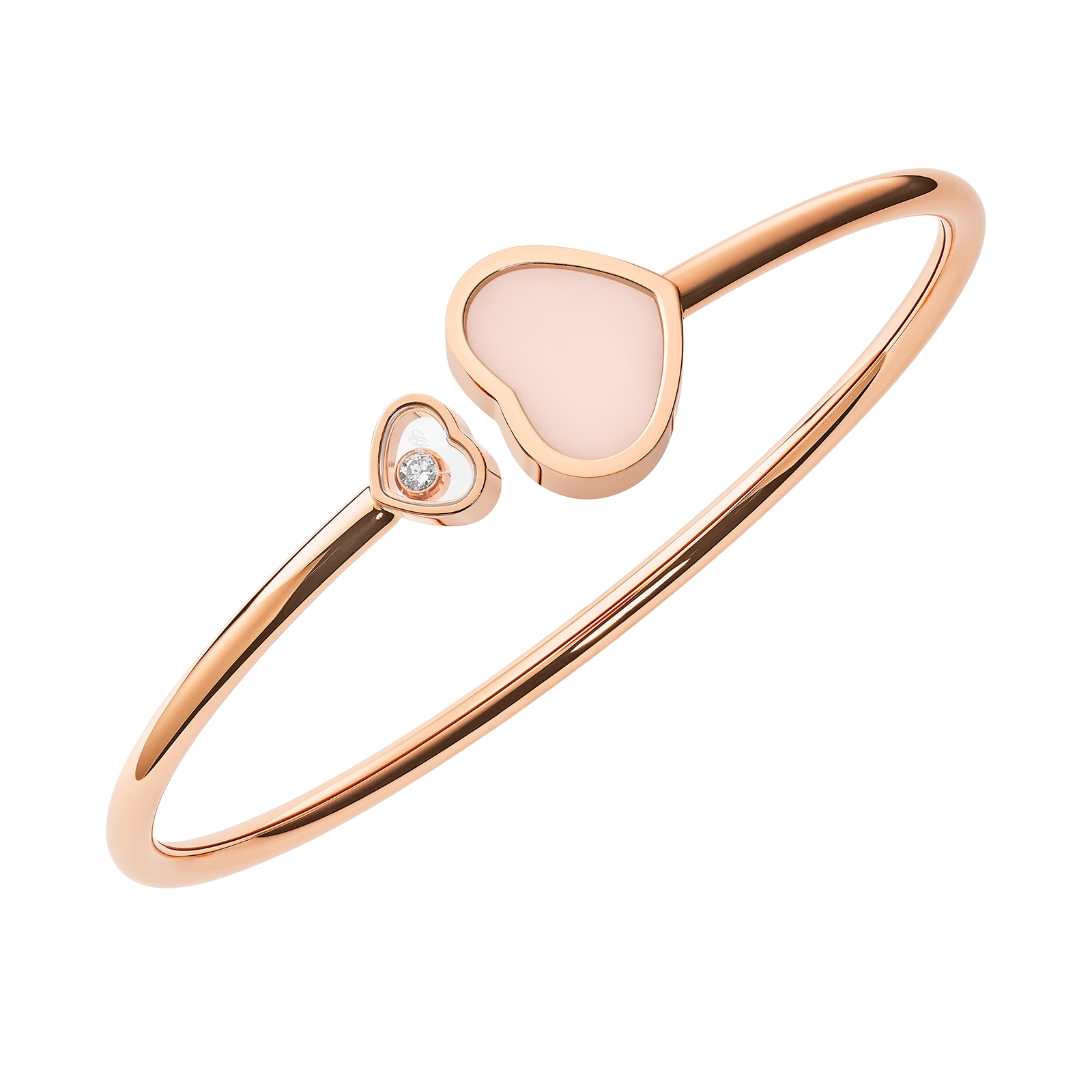 Chopard Happy Hearts Pink Heart Bangle