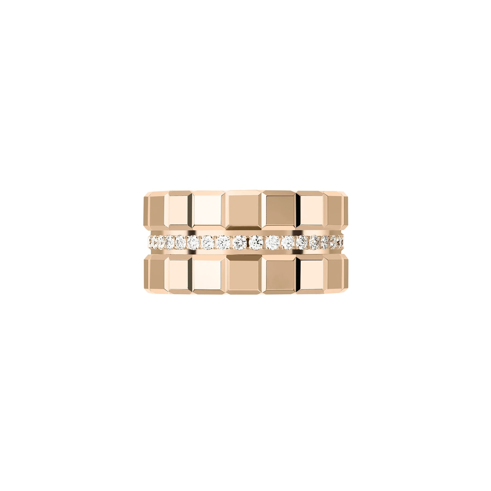 Chopard Ice Cube Ring, Ethical Rose Gold, Diamonds