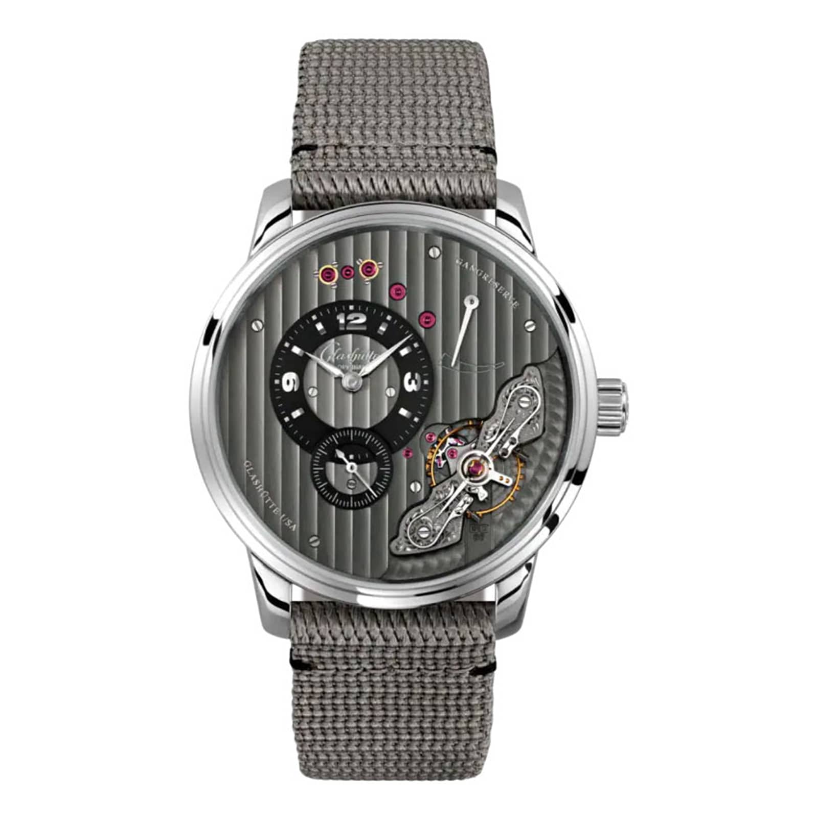 Glashutte Original PanoInverse 42mm Mens Watch Grey Glashutte Original PanoInverse 42mm Mens Watch Grey