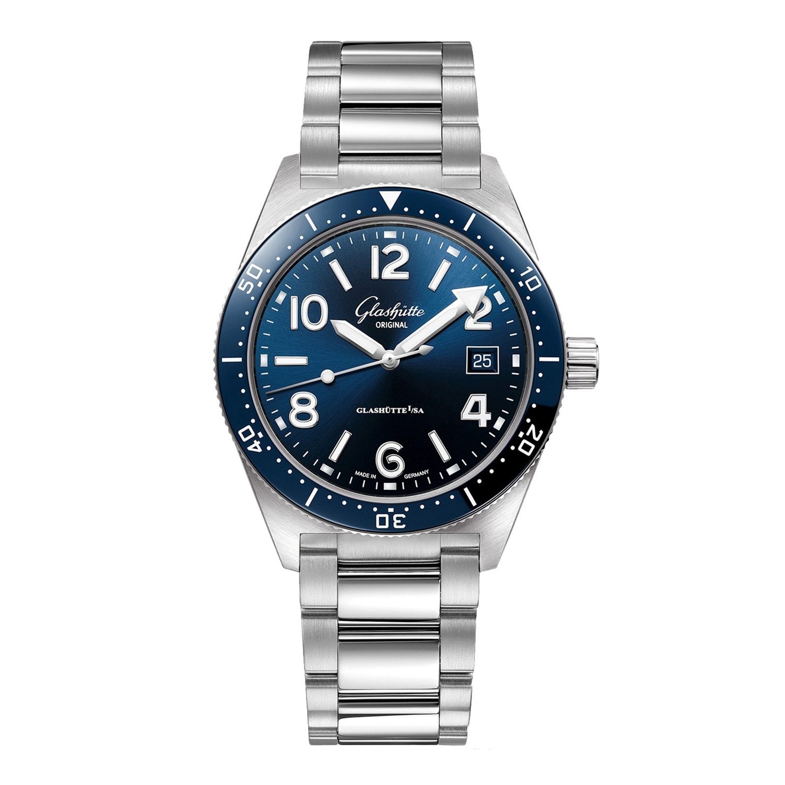 Glashutte Original Original SeaQ 39.5mm Mens Watch Blue Glashutte Original Original SeaQ 39.5mm Mens Watch Blue