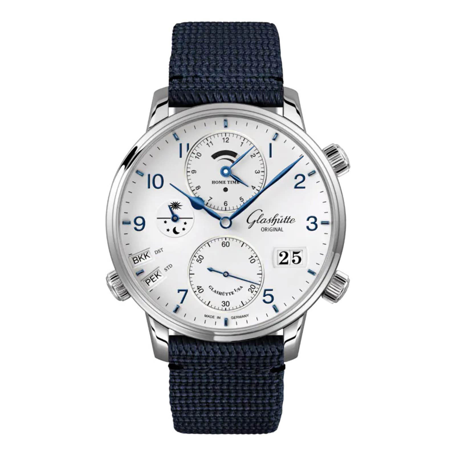 Glashutte Original Senator Cosmopolite 44mm Mens Watch White Glashutte Original Senator Cosmopolite 44mm Mens Watch White