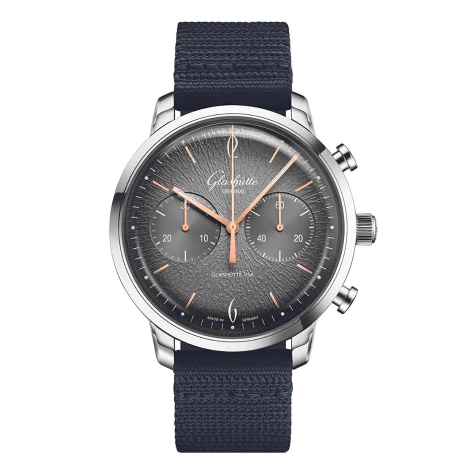 Glashutte Original Vintage Sixties Chronograph Annual Edition 42mm Mens Watch Grey Glashutte Original Vintage Sixties Chronograph Annual Edition 42mm Mens Watch Grey