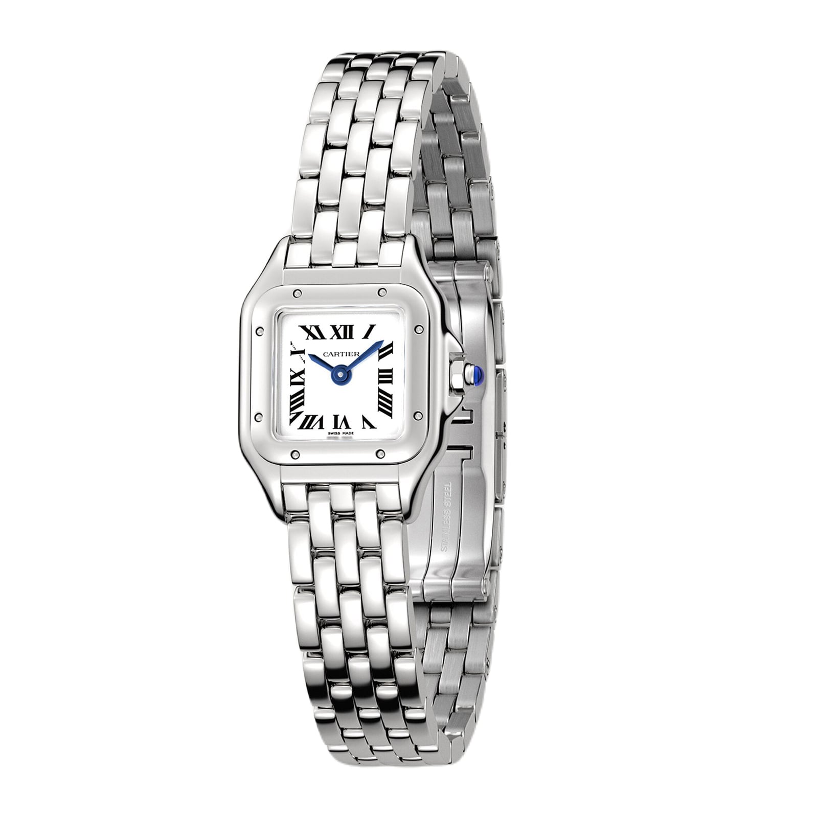 Cartier Panthère De Cartier Watch Mini Model, Quartz Movement, Steel Cartier Panthère De Cartier Watch Mini Model, Quartz Movement, Steel