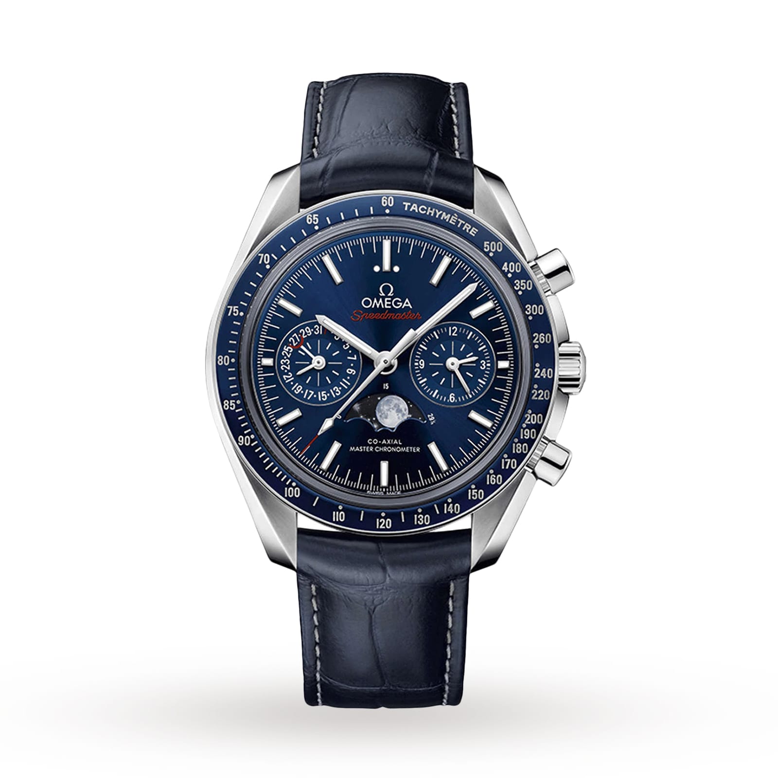 Omega Speedmaster Moonphase Co-Axial Master Chronometer Chronograph Mens Watch