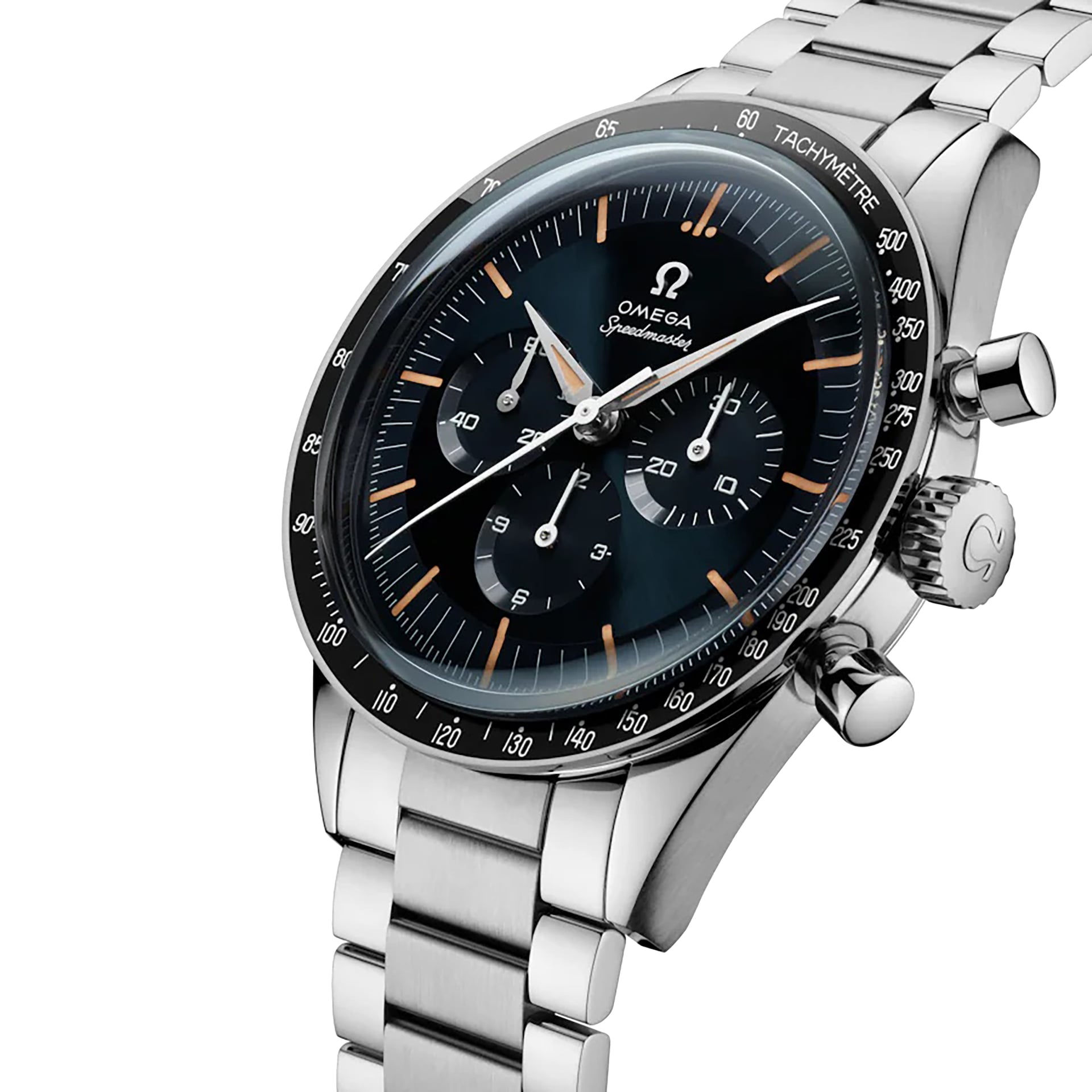 Omega Speedmaster Anniversary Series 40mm Mens Watch Blue Stainless Steel Omega Speedmaster Anniversary Series 40mm Mens Watch Blue Stainless Steel