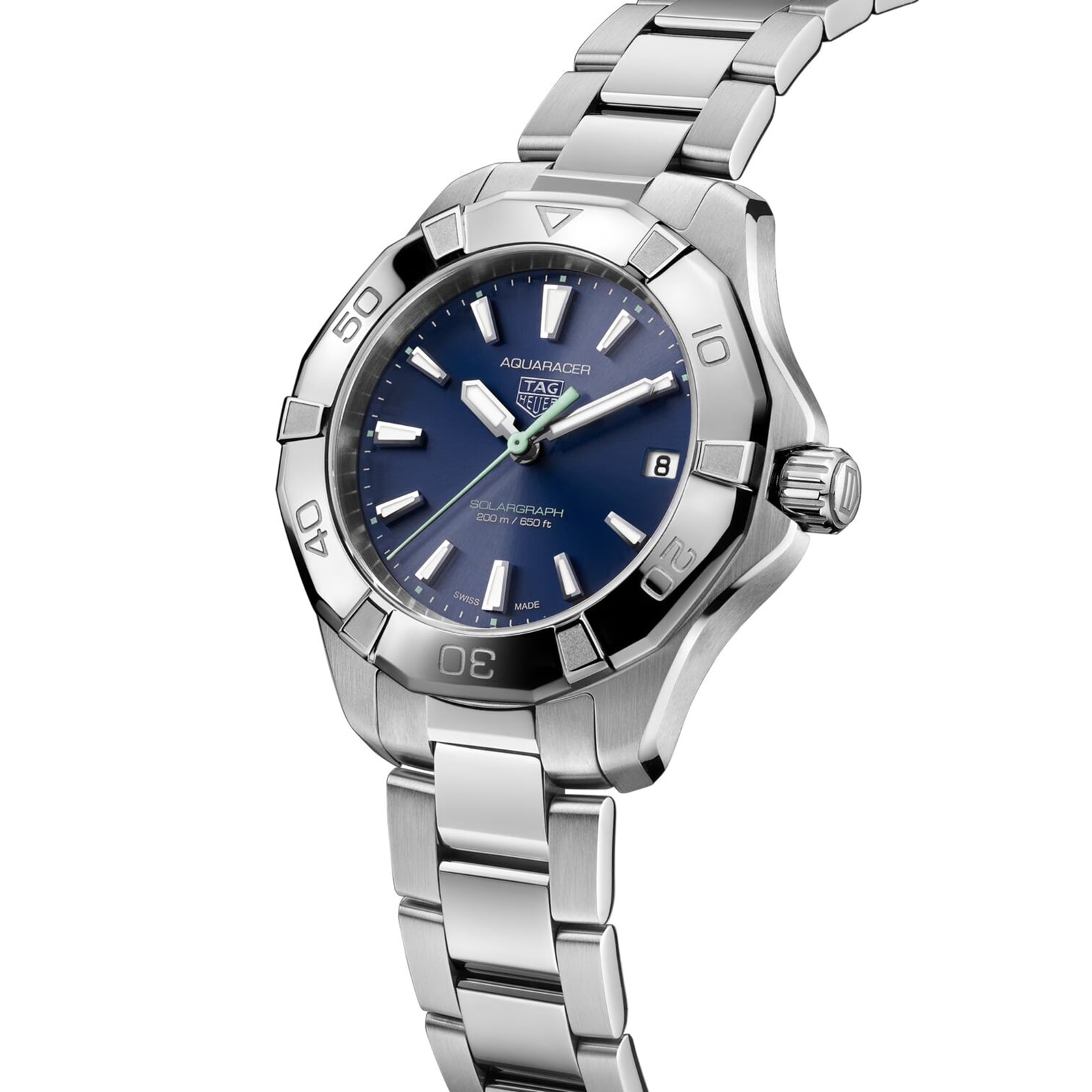 TAG Heuer Aquaracer Professional 200 Solargraph 34mm Ladies Watch Blue TAG Heuer Aquaracer Professional 200 Solargraph 34mm Ladies Watch Blue